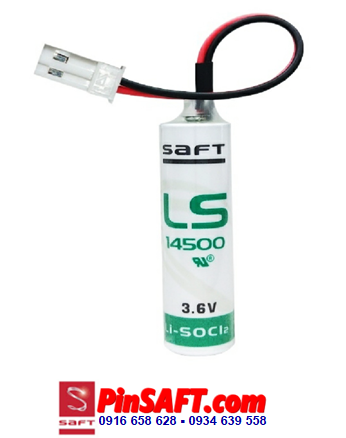Saft LS14500 (Zắc JST), Pin Saft LS14500 lithium 3v AA 2600mAh, Xuất xứ Pháp